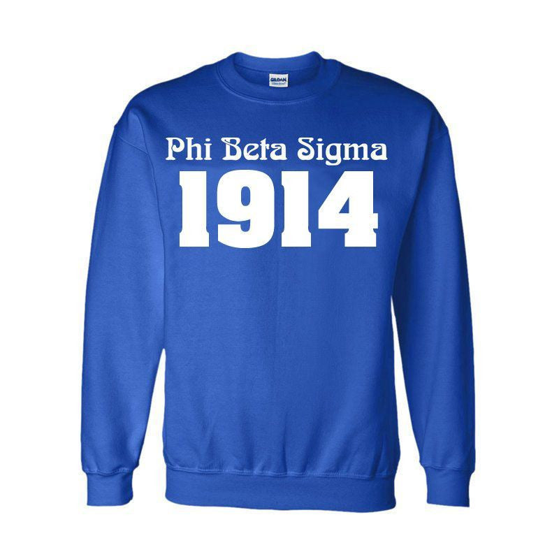 Phi Beta Sigma Logo Crewneck Sweatshirt Phi Beta Sigma Logo Crewneck Sweatshirt