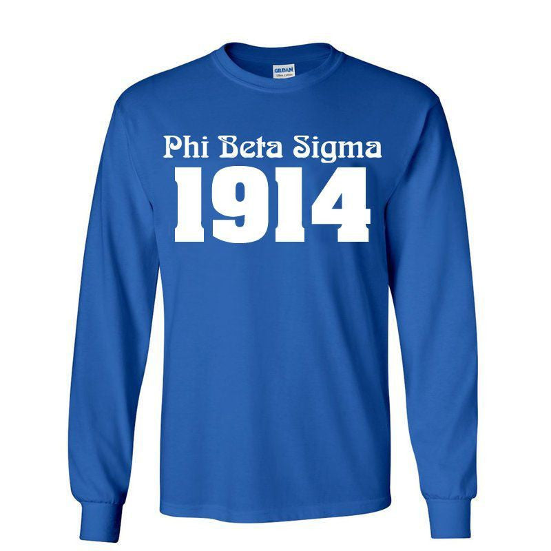Phi Beta Sigma Logo Long Sleeve Tee Phi Beta Sigma Logo Long Sleeve Tee
