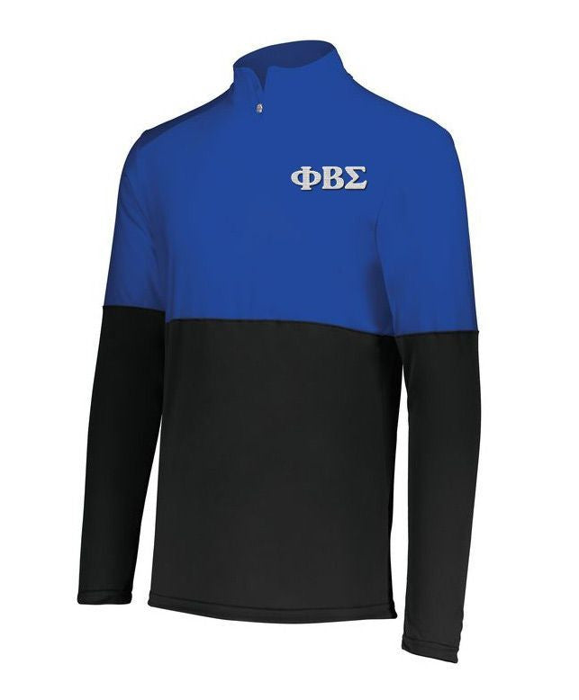 Phi Beta Sigma Momentum 1/4 Zip Pullover Phi Beta Sigma Momentum 1/4 Zip Pullover
