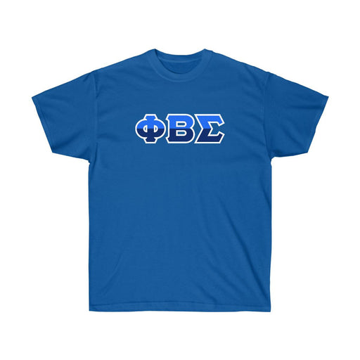 Phi Beta Sigma Phi Beta Sigma Two Toned Greek Lettered T-shirts