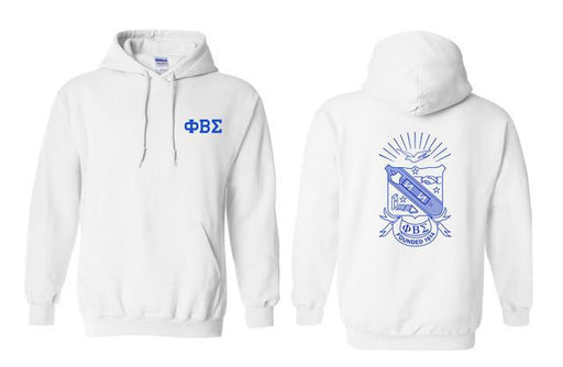 Phi Beta Sigma Phi Beta Sigma World Famous Crest - Shield Hooded Sweatshirts