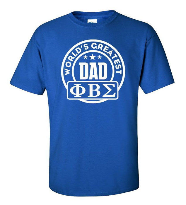 Phi Beta Sigma World's Greatest Father T Shirt Phi Beta Sigma World's Greatest Father T-Shirt