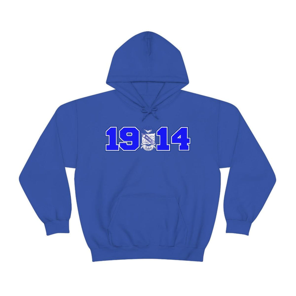 Printify Phi Beta Sigma Year Crest Hoodies Phi Beta Sigma Year Crest Hoodies