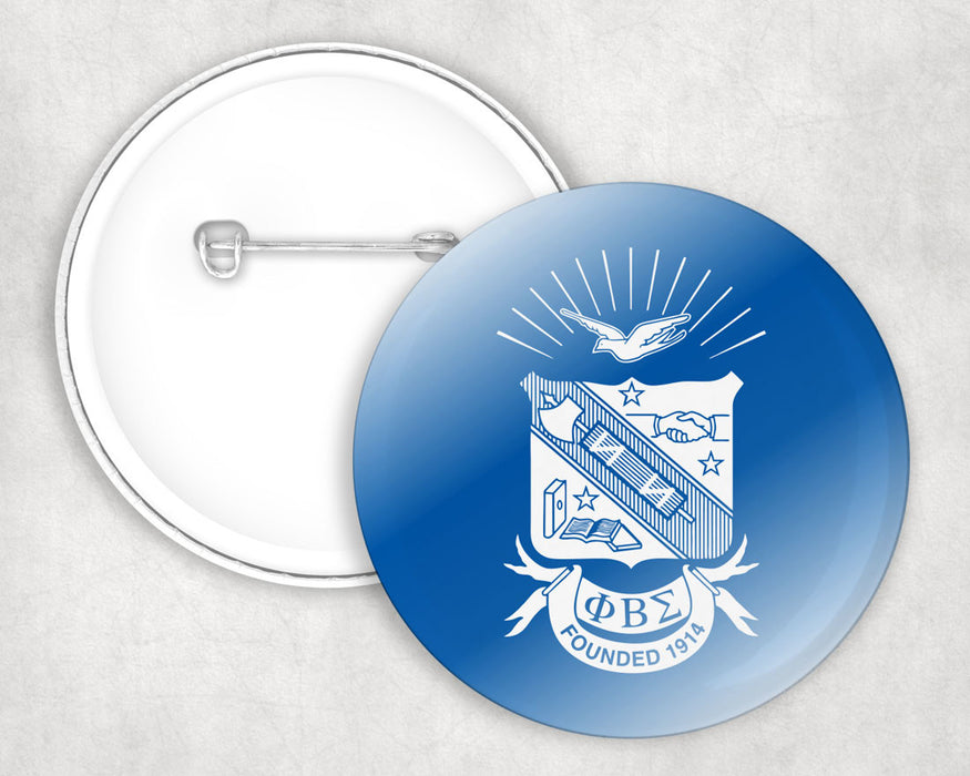 Phi Beta Sigma Gradiant Button Phi Beta Sigma Gradiant Button