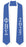 Discount Phi Beta Sigma Greek 2 Tone Lettered Graduation Sash Stole W/ Year DISCOUNT-Phi Beta Sigma Greek 2 Tone Lettered Graduation Sash Stole w/ Year