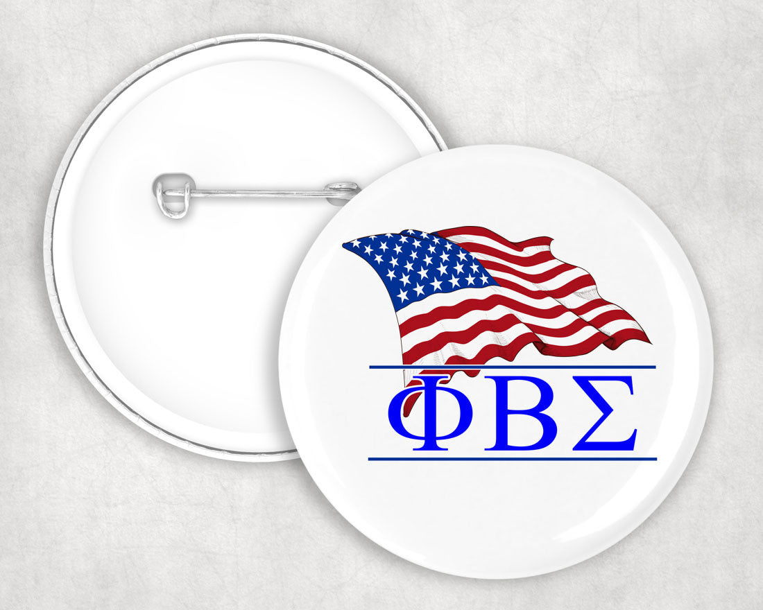 Phi Beta Sigma Patriot Button Phi Beta Sigma Patriot Button