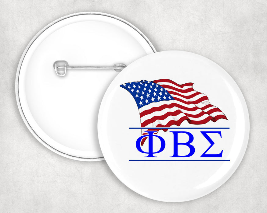 Phi Beta Sigma Patriot Button Phi Beta Sigma Patriot Button