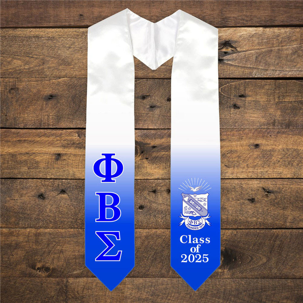 Phi Beta Sigma Extra Fancy Greek Class Of Graduation Stole Phi Beta Sigma Extra Fancy Greek Class Of  Graduation Stole