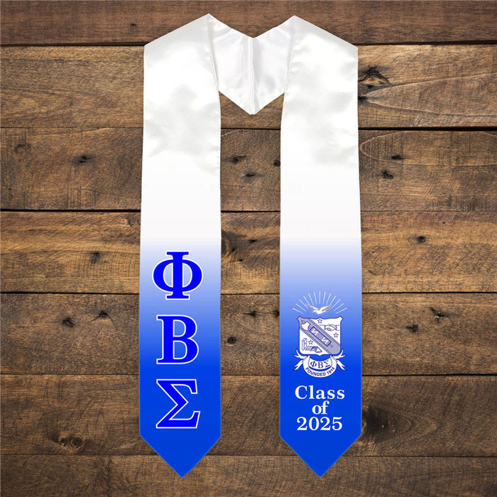 Phi Beta Sigma Extra Fancy Greek Class Of Graduation Stole Phi Beta Sigma Extra Fancy Greek Class Of  Graduation Stole