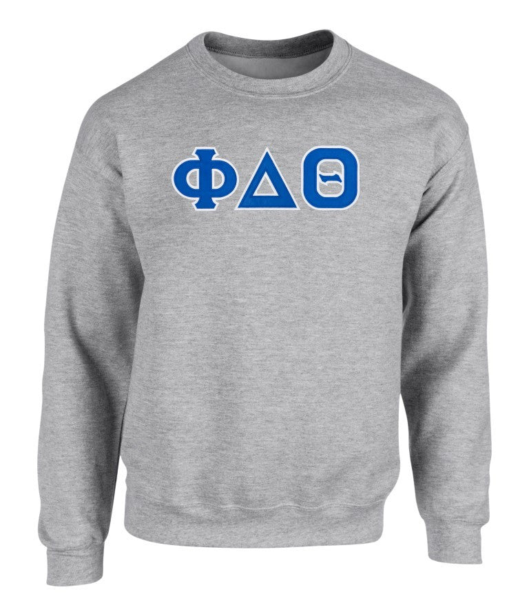 Phi Delta Theta 2 Day Ship Twill Crewneck Sweatshirt Phi Delta Theta - 2 Day Ship Twill Crewneck Sweatshirt
