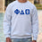 Phi Delta Theta 2 Day Ship Twill Crewneck Sweatshirts Phi Delta Theta - 2 Day Ship Twill Crewneck Sweatshirts
