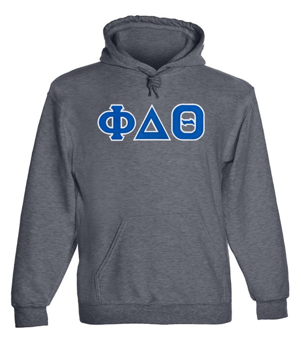 Phi Delta Theta 2 Day Ship Twill Hooded Sweatshirt Phi Delta Theta - 2 Day Ship Twill Hooded Sweatshirt
