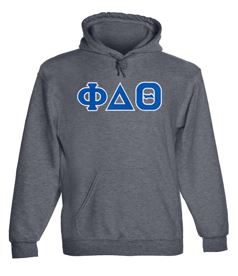 Phi Delta Theta 2 Day Ship Twill Hooded Sweatshirt Phi Delta Theta - 2 Day Ship Twill Hooded Sweatshirt