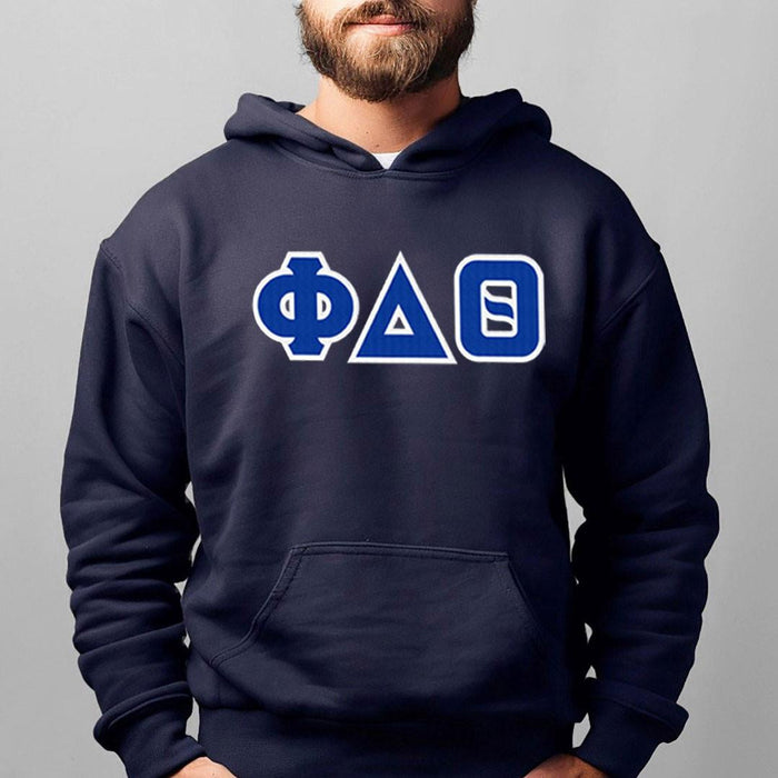 Phi Delta Theta 2 Day Ship Twill Hooded Sweatshirts Phi Delta Theta - 2 Day Ship Twill Hooded Sweatshirts