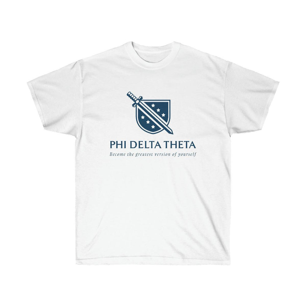 Printify Phi Delta Theta Become The Greatest Version Of Yourself T Shirt Phi Delta Theta - Become The Greatest Version of Yourself T-shirt