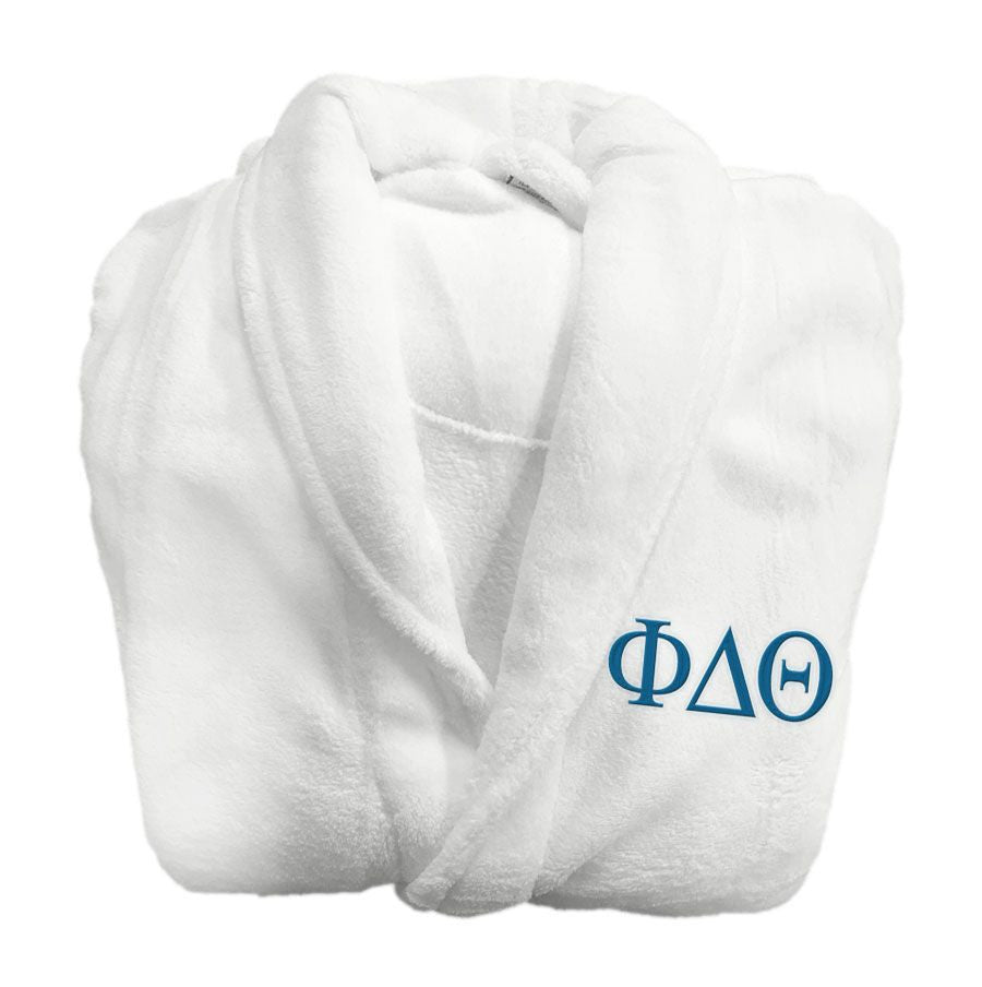 Phi Delta Theta Fraternity Lettered Bathrobe Phi Delta Theta Fraternity Lettered Bathrobe