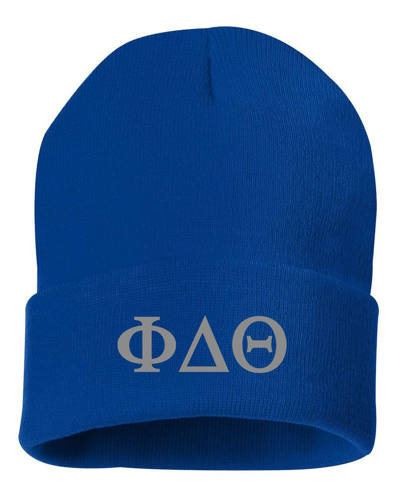 Phi Delta Theta Greek Letter Knit Cap Phi Delta Theta Greek Letter Knit Cap
