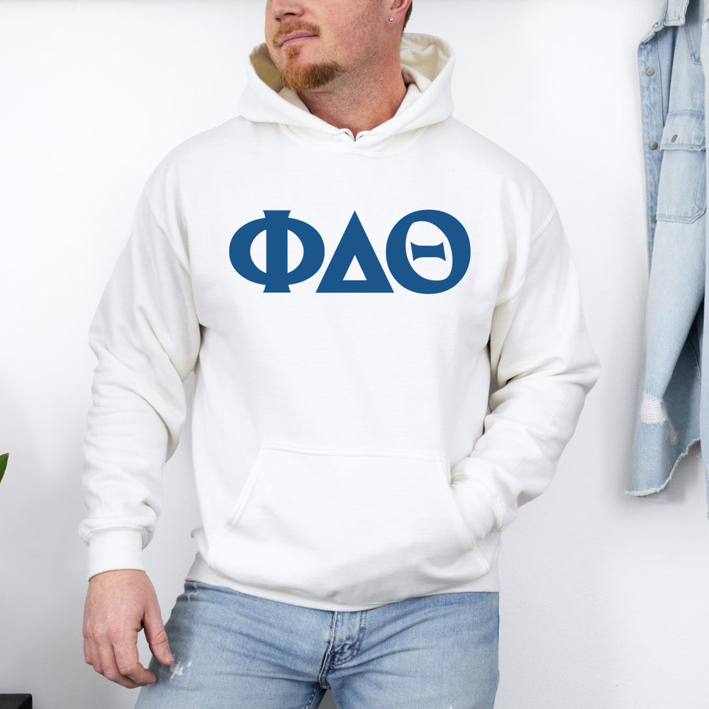 Phi Delta Theta Letter Hoodie Phi Delta Theta letter Hoodie