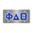 Phi Delta Theta Lettered License Covers PHI DELTA THETA LETTERED LICENSE COVERS