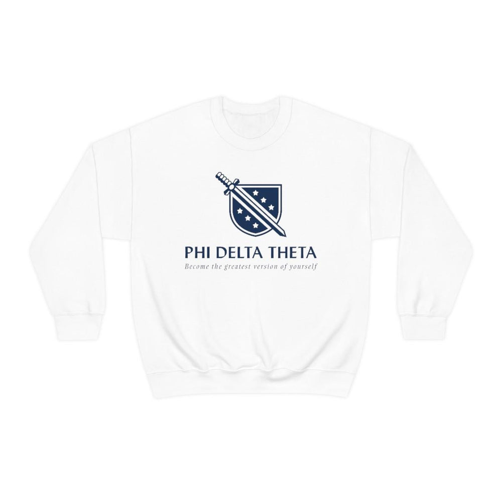 Printify Phi Delta Theta Logo Crewneck Sweatshirts Phi Delta Theta Logo Crewneck Sweatshirts