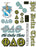 Phi Delta Theta Multi Greek Decal Sticker Sheet Phi Delta Theta Multi Greek Decal Sticker Sheet