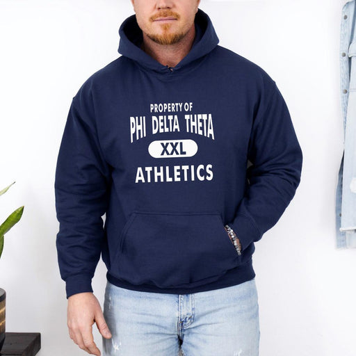 Phi Delta Theta Phi Delta Theta Property Of Athletics Hooded Sweatshirts