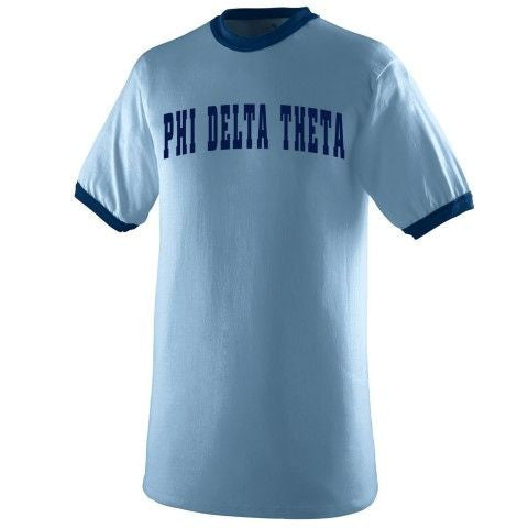 Phi Delta Theta Ringer T Shirt Phi Delta Theta Ringer T-shirt