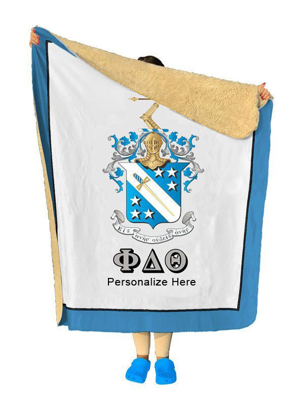 Phi Delta Theta Sherpa Lap Blanket Phi Delta Theta Sherpa Lap Blanket