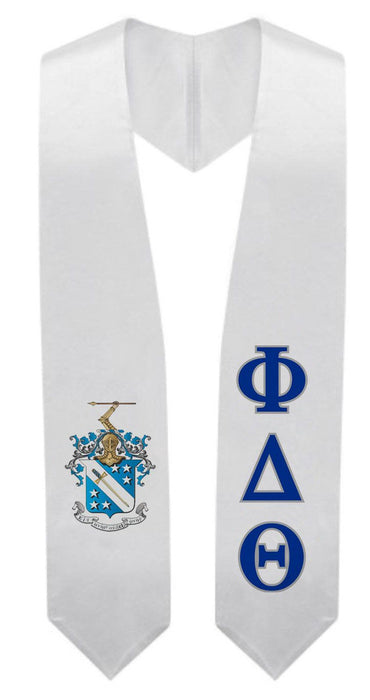 Phi Delta Theta Super Crest Shield Graduation Stole Phi Delta Theta Super Crest - Shield Graduation Stole
