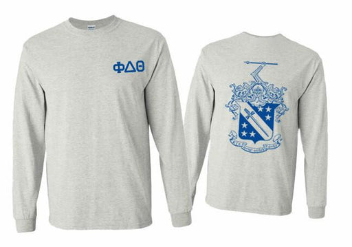 Phi Delta Theta Phi Delta Theta World Famous Crest Long Sleeve T-Shirt
