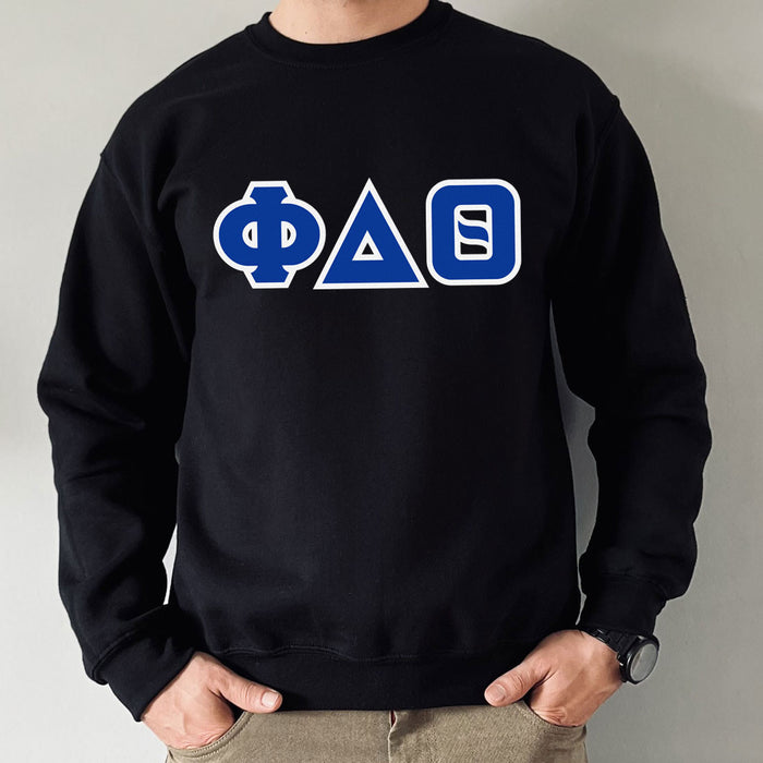 Phi Delta Theta Custom Twill Crewneck Sweatshirt Phi Delta Theta Custom Twill Crewneck Sweatshirt