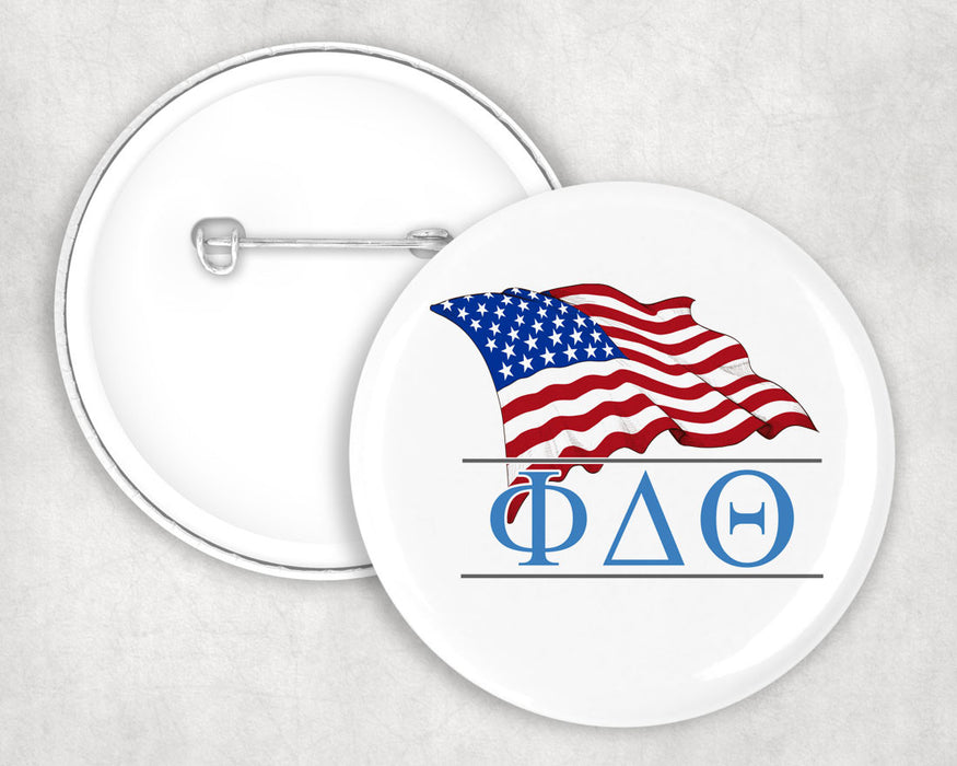 Phi Delta Theta Patriot Button Phi Delta Theta Patriot Button