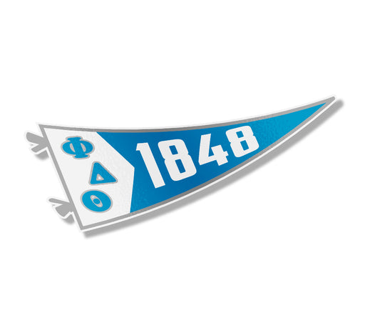Stickers Decals Phi Delta Theta Pennant Sticker