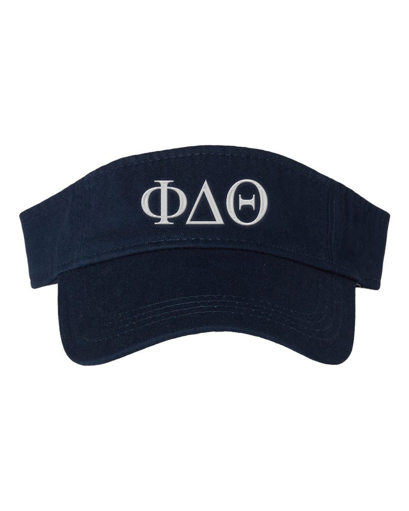 Phi Delta Theta Greek Letter Visor Phi Delta Theta Greek Letter Visor
