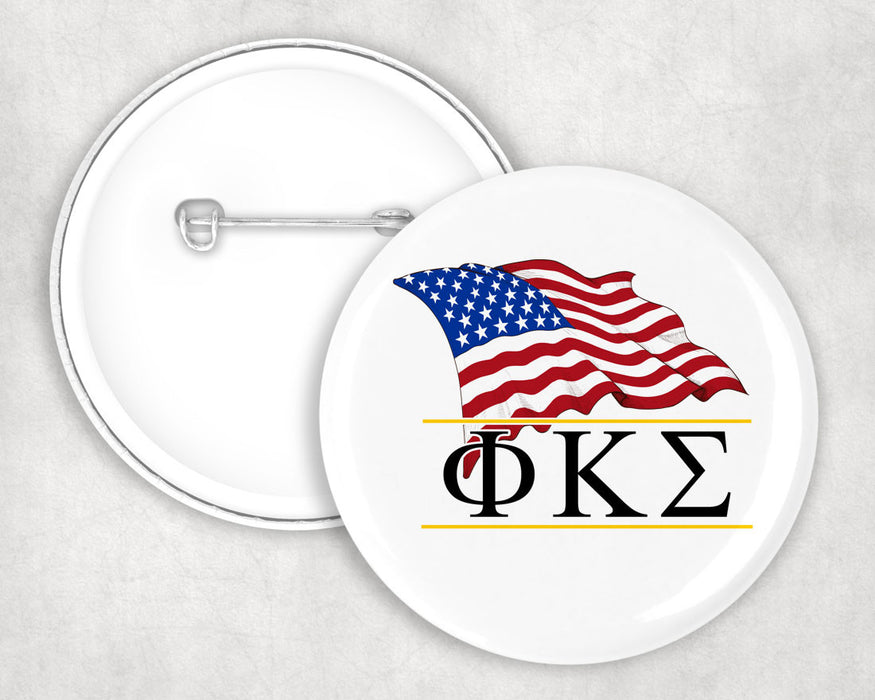 Phi Kappa Sigma Patriot Button Phi Kappa Sigma Patriot Button