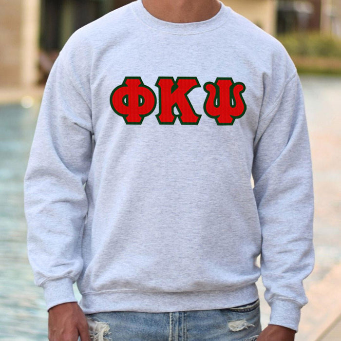 Phi Kappa Psi 2 Day Ship Twill Crewneck Sweatshirts Phi Kappa Psi - 2 Day Ship Twill Crewneck Sweatshirts