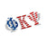 Phi Kappa Psi American Flag Greek Letter Sticker 2.5" Tall Phi Kappa Psi American Flag Greek Letter Sticker - 2.5