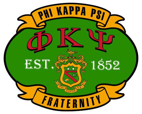 Phi Kappa Psi Phi Kappa Psi Banner Crest - Shield Decal