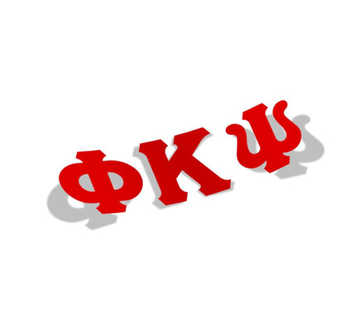 Phi Kappa Psi Phi Kappa Psi Big Greek Letter Window Sticker Decal