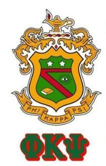 Phi Kappa Psi Crest Shield Decal Phi Kappa Psi Crest - Shield Decal