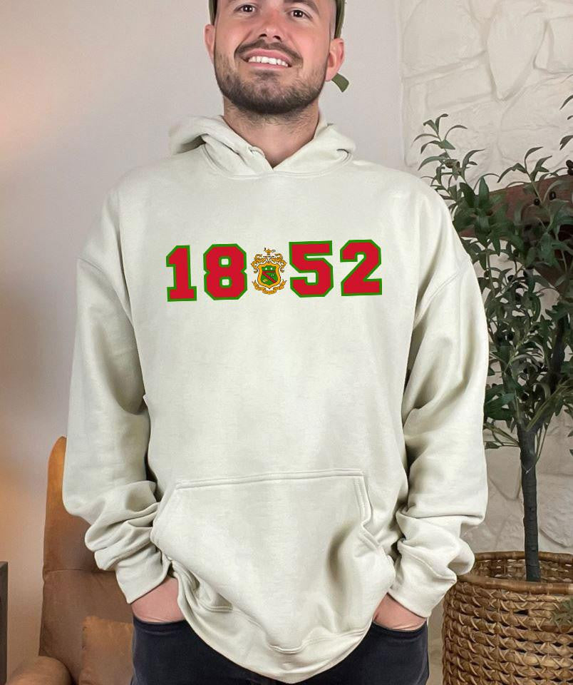Phi Kappa Psi Crest Year Hooded Sweatshirt Phi Kappa Psi Crest Year Hooded Sweatshirt