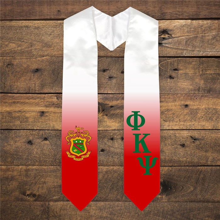 Phi Kappa Psi Extra Fancy Diagonal Greek Graduation Stole W Crest Phi Kappa Psi Extra Fancy Diagonal Greek Graduation Stole W Crest