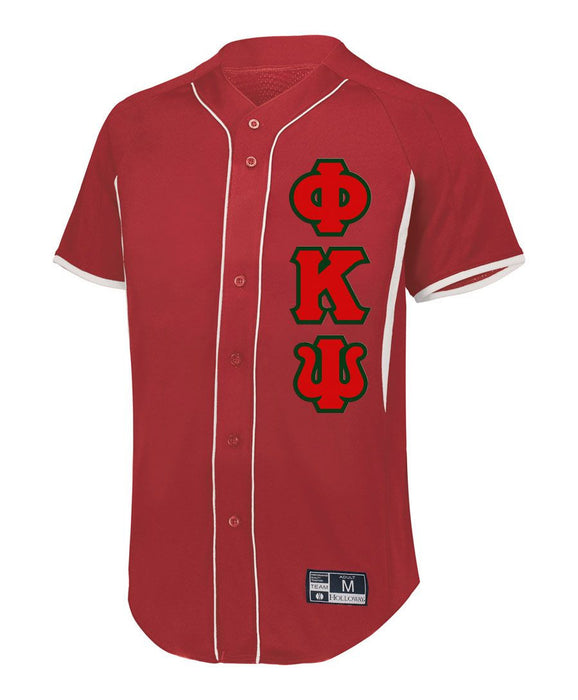 Phi Kappa Psi Lettered Baseball Jersey Phi Kappa Psi Lettered Baseball Jersey