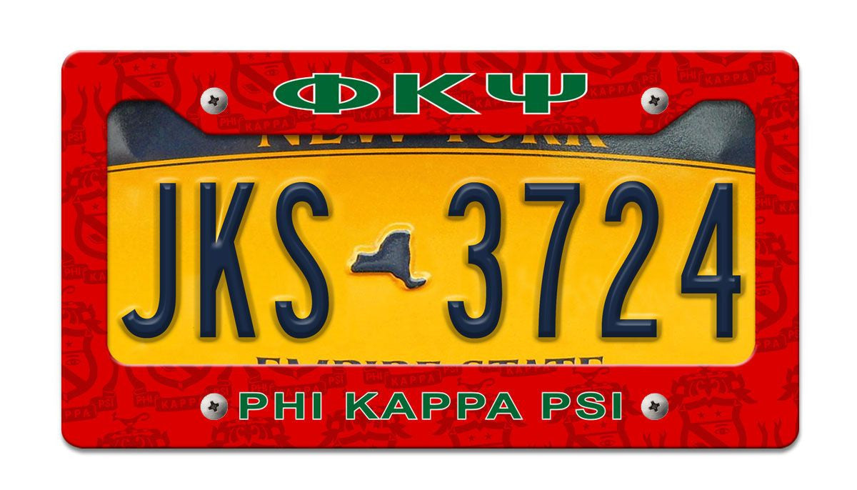 Phi Kappa Psi License Plate Frame Phi Kappa Psi License Plate Frame