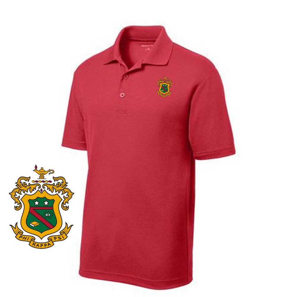 Discount Phi Kappa Psi Emblem Polo DISCOUNT-Phi Kappa Psi Emblem Polo