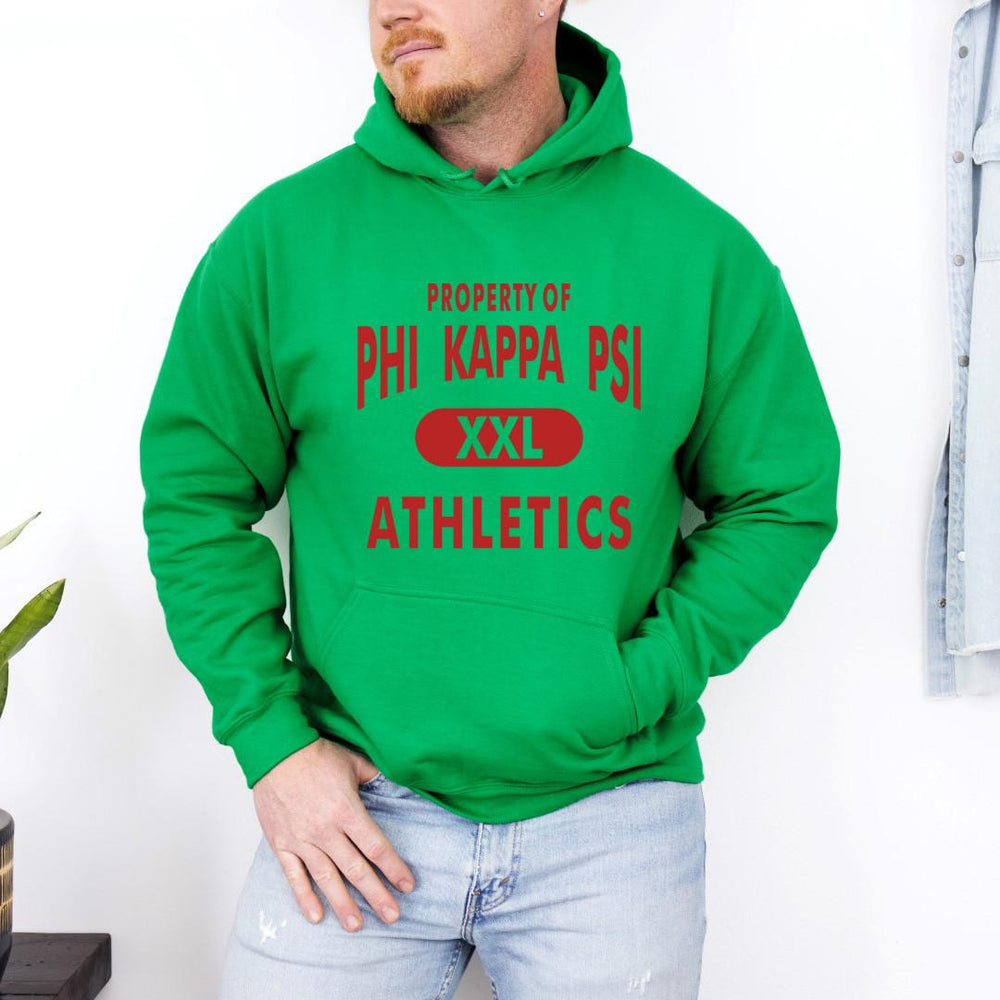 Phi Kappa Psi Property Of Athletics Hooded Sweatshirts Phi Kappa Psi Property Of Athletics Hooded Sweatshirts