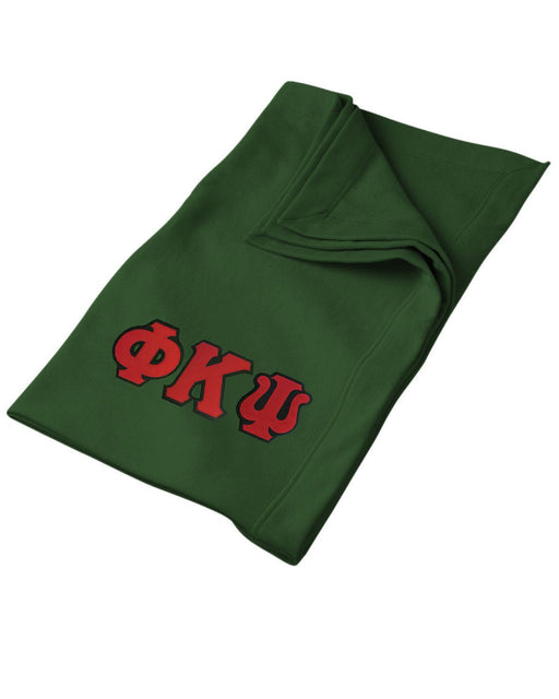 DISCOUNT-Phi Kappa Psi Twill Sweatshirt Blanket