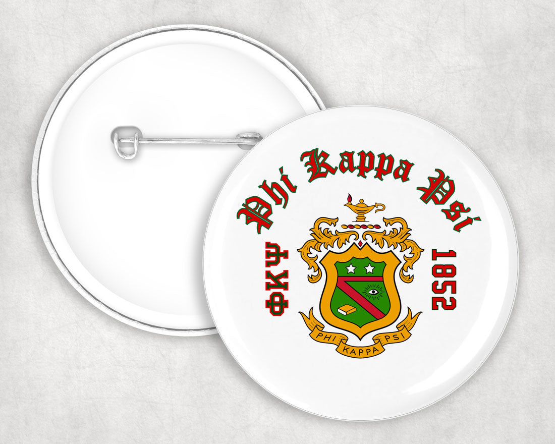 Phi Kappa Psi Classic Crest Button Phi Kappa Psi Classic Crest Button