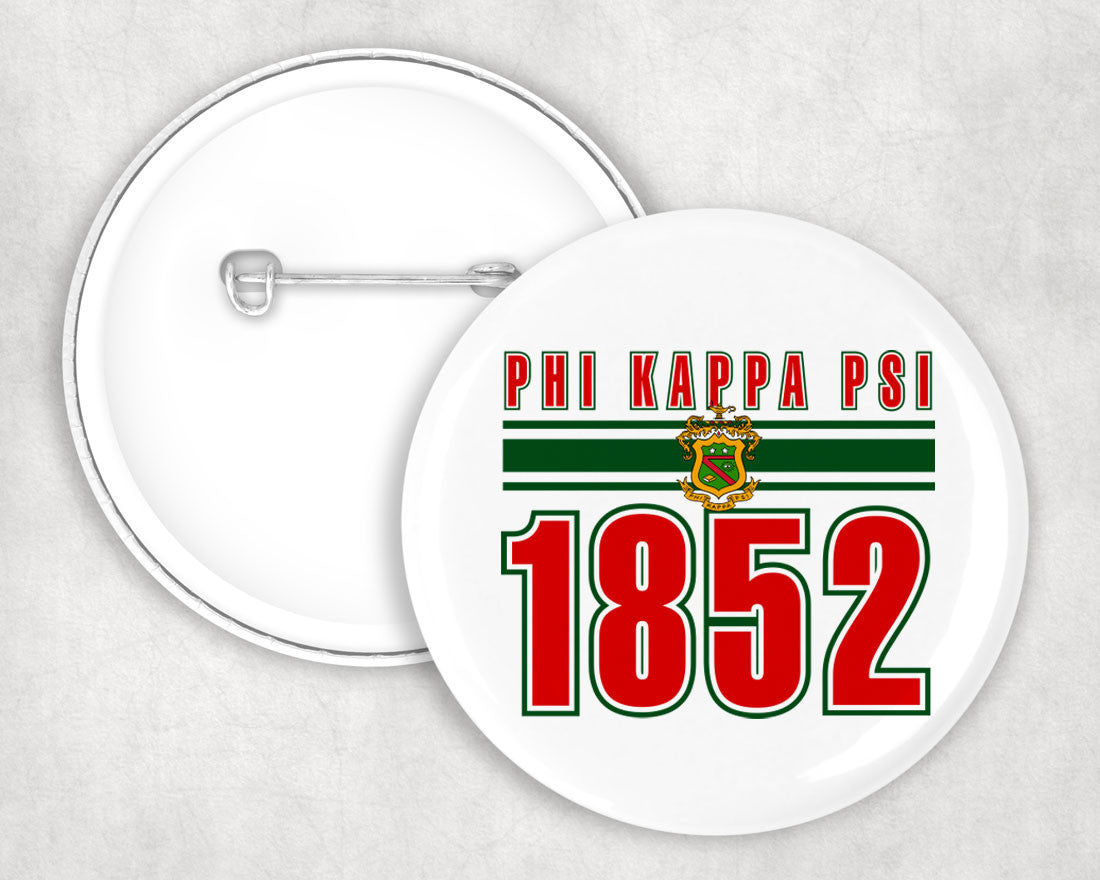 Phi Kappa Psi Est Year Button Phi Kappa Psi Est Year Button