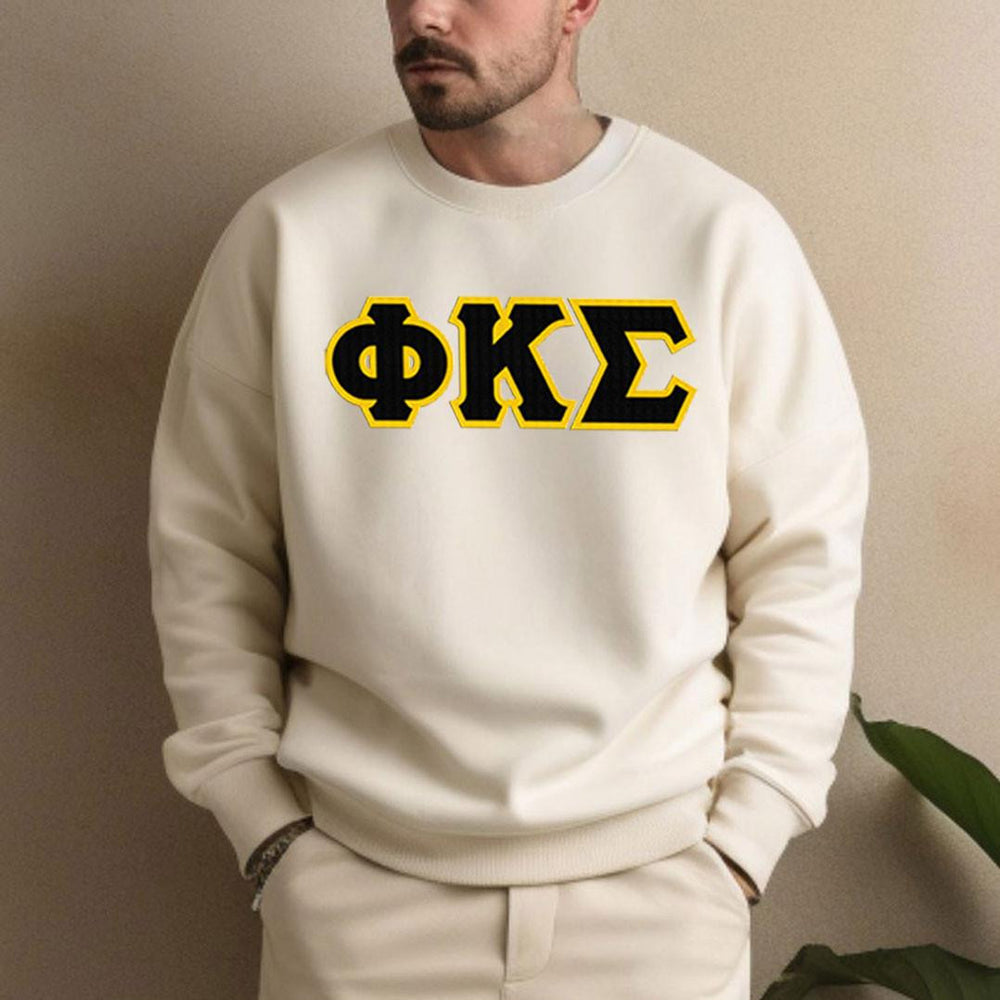 Phi Kappa Sigma 2 Day Ship Twill Crewneck Sweatshirt Phi Kappa Sigma - 2 Day Ship Twill Crewneck Sweatshirt